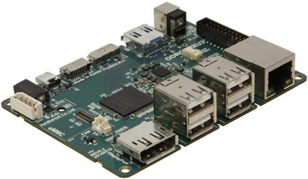 Odroid XU3 Circuit Board.